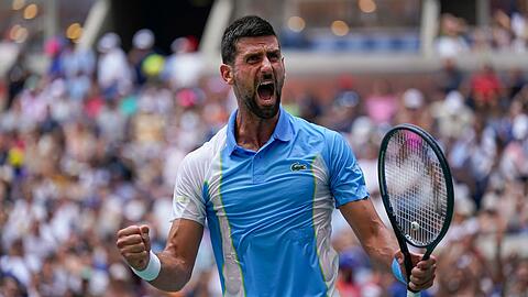 Steht bei den US Open im Halbfinale: Novak Djokovic.
