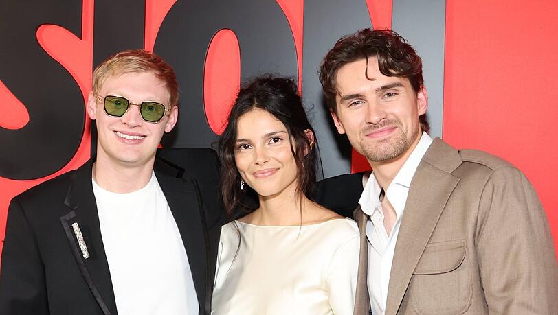 Curry Barker, Inde Navarrette and Michael Johnston beim Screening von „Obsession“ im Hollywood Legion Theater Curry Barker, Inde Navarrette and Michael Johnston beim Screening von „Obsession“ im Hollywood Legion Theater