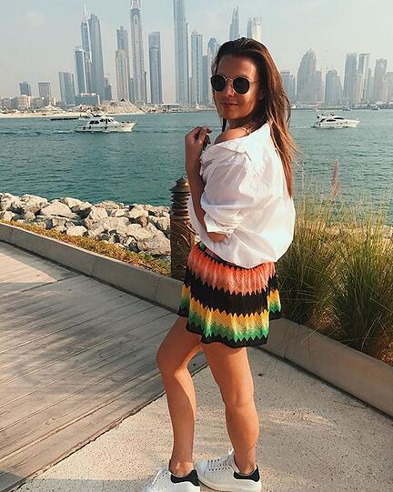 Laura Wontorra genießt die Zeit zwischen den Jahren in Dubai.
