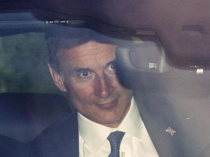 Außenminister Jeremy Hunt erhielt in der zweiten Abstimmungsrunde die zweitmeisten Stimmen, lag aber deutlich hinter Johnson.