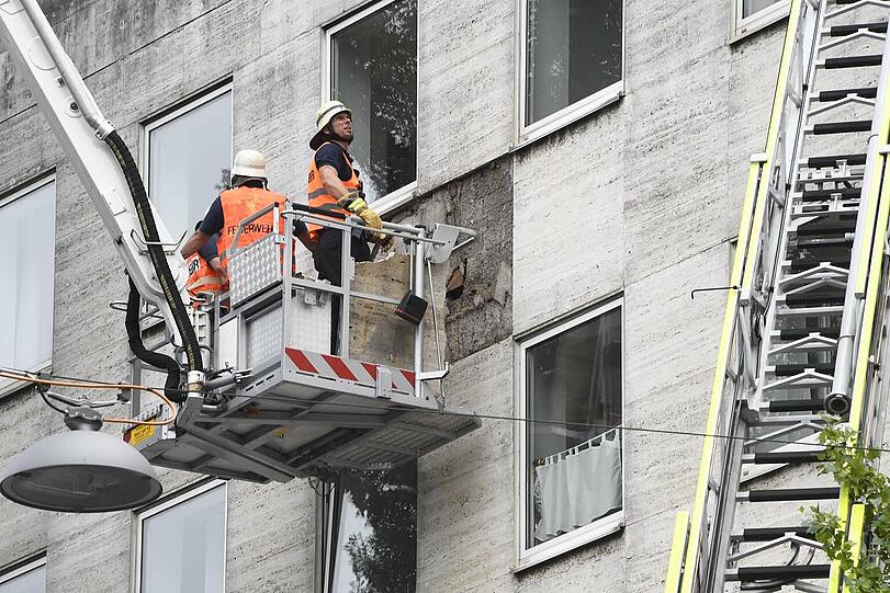 Großer Feuerwehr-Einsatz in der Lindwurmstraße