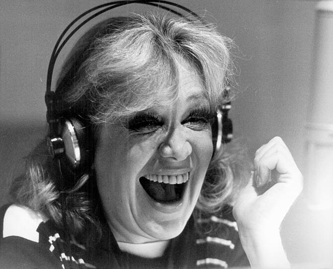 1976 in München bei Studioaufnahmen.