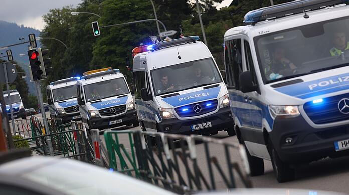 Zwischen 14. und 28. Juni waren täglich etwa 11.000 Bundespolizisten für den G7-Gipfel im Einsatz.