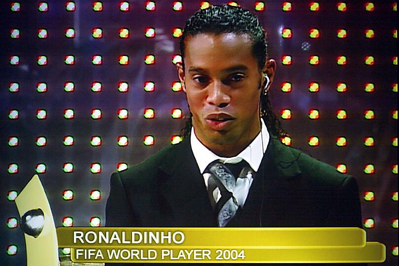 2004: Ronaldinho (Brasilien/FC Barcelona)