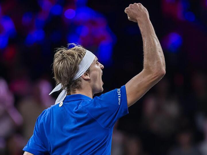 Alexander Zverev holte den entscheidenden Punkt für Team Europa.