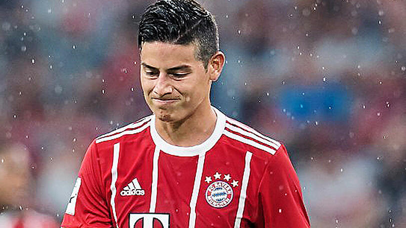 JAMES RODRIGUEZ: ohne Note. Bundesliga-Debüt des Kolumbianers, er ersetzte Müller (78.). Entscheidendes gelang James nicht mehr. (Archivfoto)