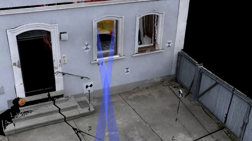 Wo kann man in die Wohnung sehen? In der 3D-Animation kann man das sichtbar machen.