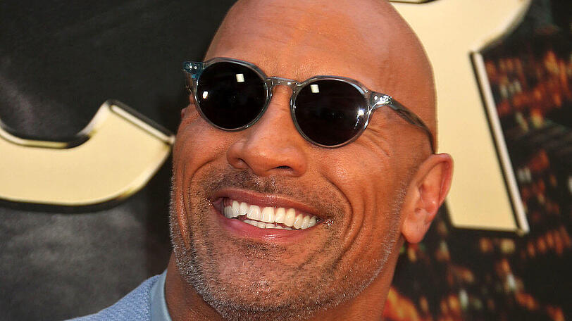 Hat gerade gut lachen: Schauspieler Dwayne Johnson