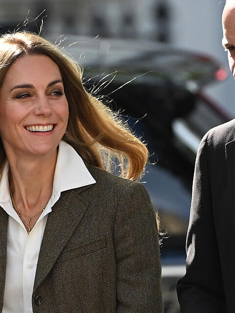 Prinzessin Kate und Prinz William am Donnerstag in London.