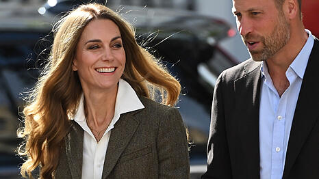 Prinzessin Kate und Prinz William am Donnerstag in London.
