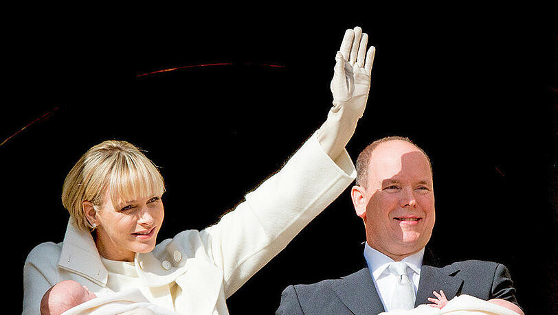 Am 7. Januar zeigten Charlene und Albert der Welt ihre Zwillinge