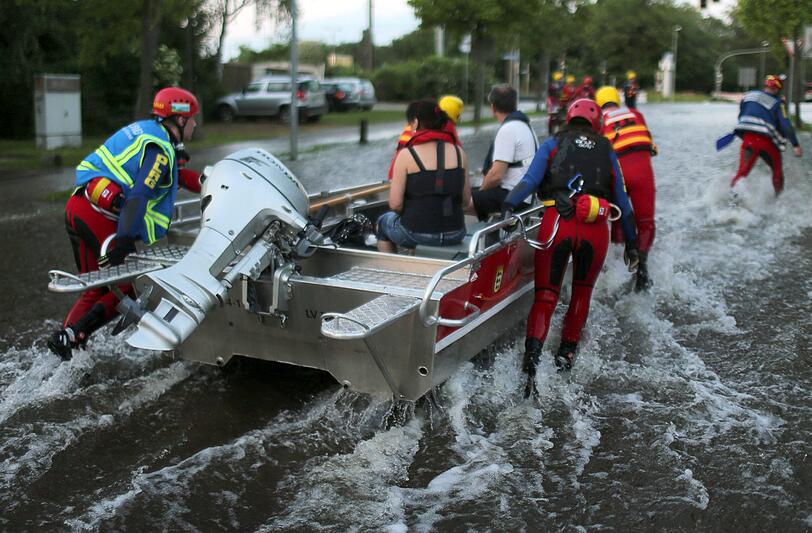 Die aktuellen Hochwasser-Bilder aus Magdeburg