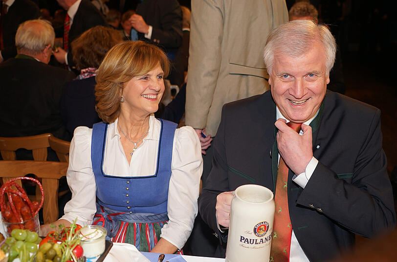 Horst Seehofer mit Ehefrau Karin.