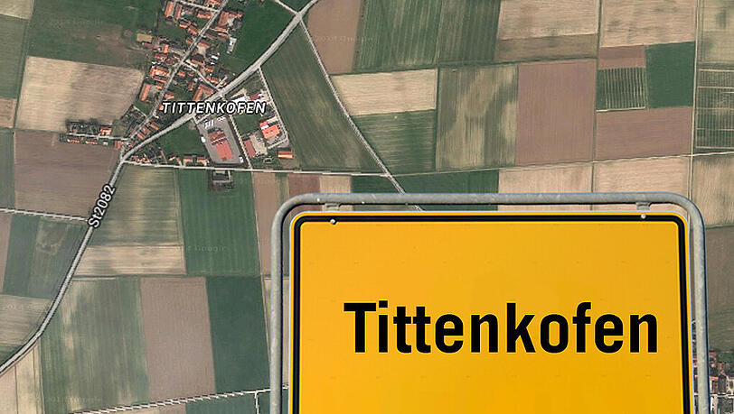 Auch immer für einen Lacher gut: Tittenkofen. Der Ort liegt bei der Gemeinde Fraunberg in Oberbayern. Auch immer für einen Lacher gut: Tittenkofen. Der Ort liegt bei der Gemeinde Fraunberg in Oberbayern.