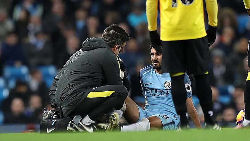 Ilkay Gündogan fehlt Manchester City länger. Ilkay Gündogan fehlt Manchester City länger.
