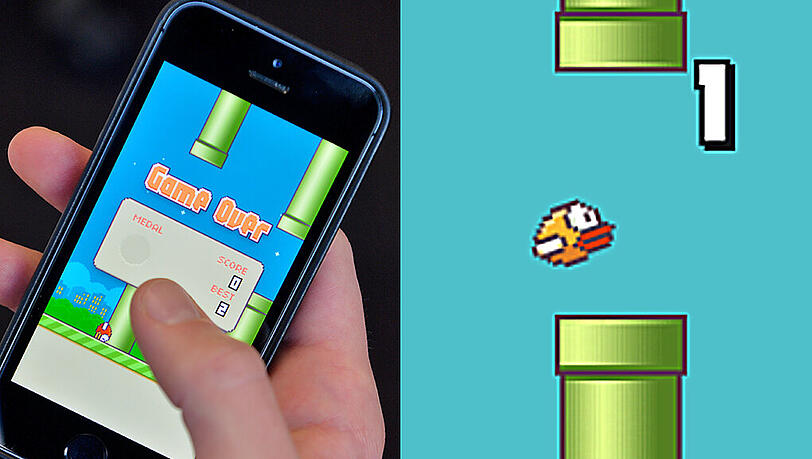 Game over! Das Smartphone-Spiel Flappy Bird ist Geschichte. Game over! Das Smartphone-Spiel Flappy Bird ist Geschichte.
