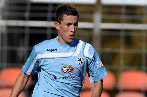 Fussball Regionalliga Süd: TSV 1860 München II - Sonnenhof Großaspach. Im Bild: Philipp Steinhart (TSV 1860 U23)