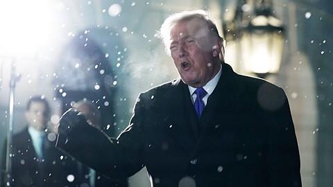 K&uuml;ndigt weitere Gespr&auml;che mit dem Iran an - US-Pr&auml;sident Trump.