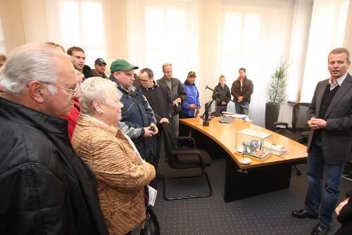 Das Büro von OB Ulrich Maly (rechts) war einer der Anziehungspunkte beim Tag der offenen Tür der Stadt Nürnberg.