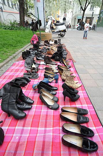 Hofflohmarkt in der Wolfgangstraße