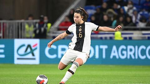 Schon lange eine zentrale Figur bei den DFB-Fußballerinnen: Lena Oberdorf.