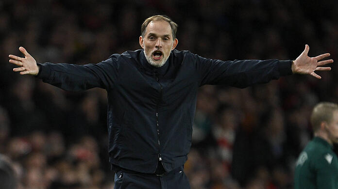 Bayern Coach Thomas Tuchel had de leiding over de teamleiding.