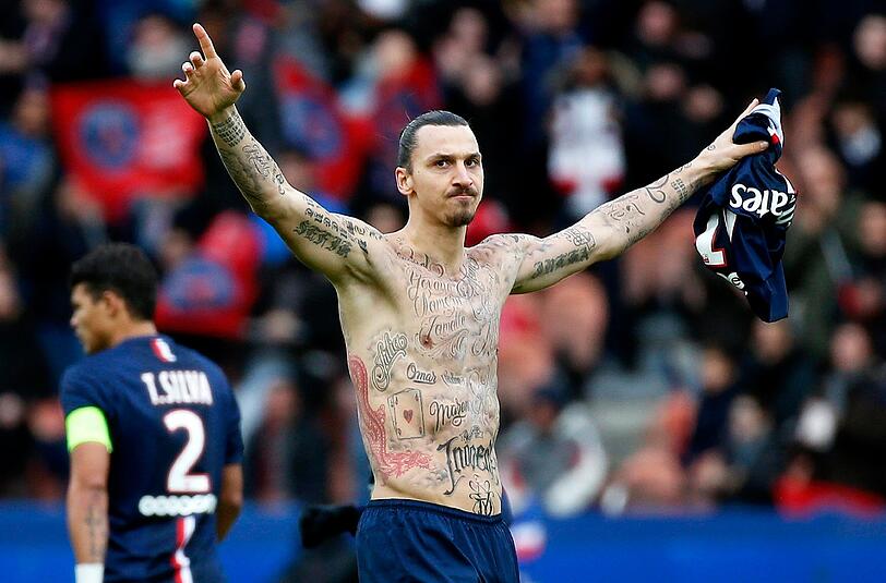 Mit den temporären Tattoos will Zlatan Ibrahimovic auf die Hungersnot in vielen Ländern aufmerksam machen