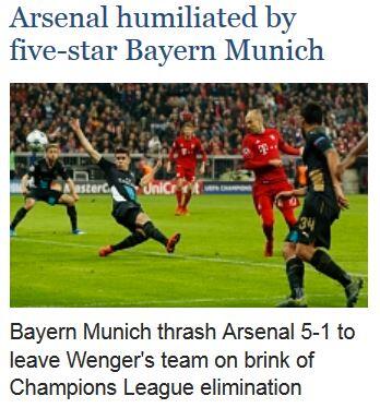 Der "Daily Telegraph" spricht von einer "Demütigung" für die Engländer.