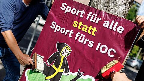 Doch nicht alle sind für Olympische Spiele in München. (Archivbild)