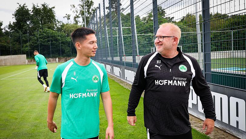 Trainer Heiko Vogel (r) hofft auf eine erfolgreichere Saison. Trainer Heiko Vogel (r) hofft auf eine erfolgreichere Saison.