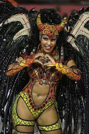 Eine Stadt im Ausnahmezustand: Die heißen Bilder vom bunten Karnevalstreiben in Rio de Janeiro.