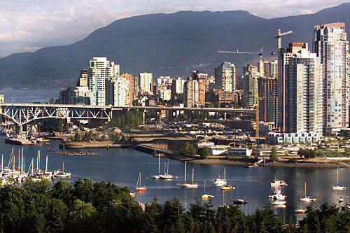 In Vancouver würden die einzelnen Füße angespült