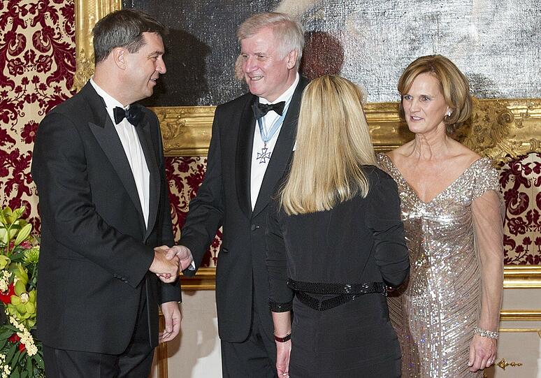 Die Beiden mit Markus Söder (CSU) und Frau Karin Baumüller