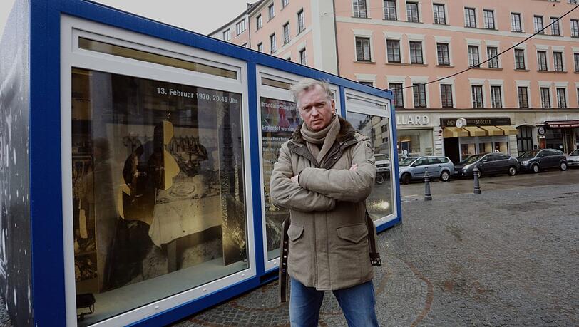 Christian Springer hat einen Container installiert.