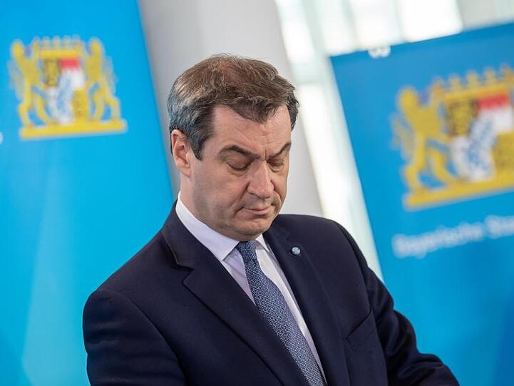 Markus Söder (CSU) während einer Pressekonferenz. Foto: Peter Kneffel/dpa/Archivbild