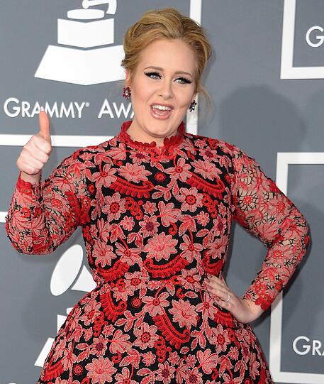 Platz 7 Adele (25): Für "Skyfall", den Soundtrack für den gleichnamigen James-Bond-Film bekam sie einen Oscar. Sie verdient im Jahr geschätzte 30 Millionen US-Dollar.