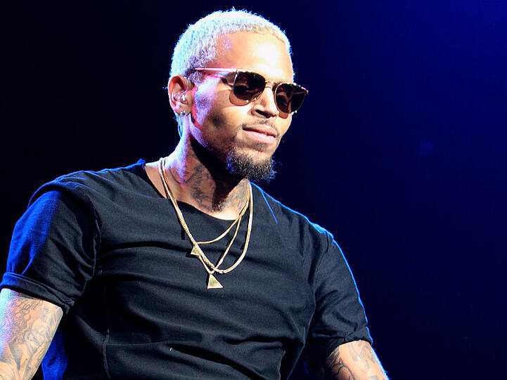 Chris Brown bei einem Konzert in Philadelphia