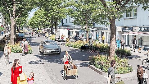 In der Mitte der Augustenstra&szlig;e wird ein Baum gepflanzt. Und auch sonst soll sich in der Stra&szlig;e viel &auml;ndern.