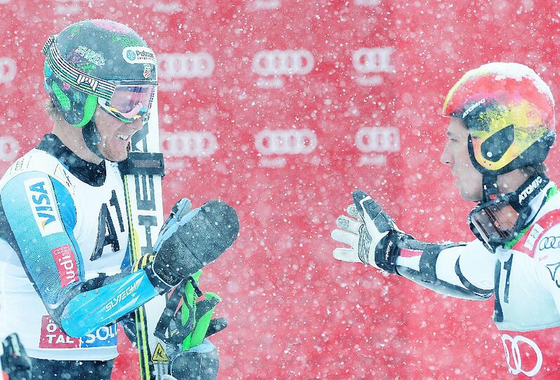 Dritter wurde der Österreicher Marcel Hirscher.