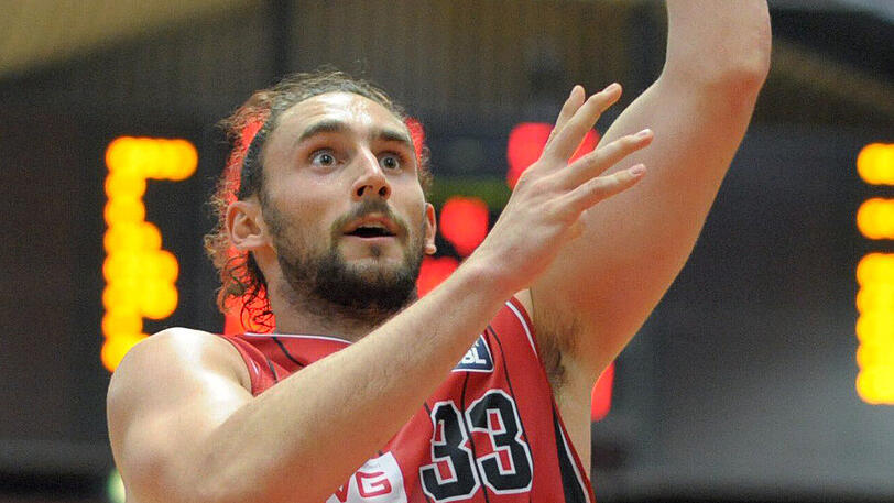 Marco Völler spielt am Sonntag mit den Gießen 46ers gegen den FCBayern Basketball.