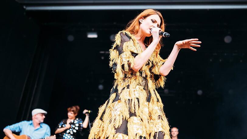 Die französische Band Nouvelle Vague.