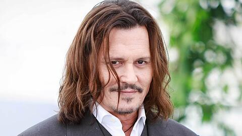Johnny Depp bei seinem Auftritt in Cannes.