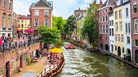 Utrecht besticht vor allem mit seinen besonderen Grachten.