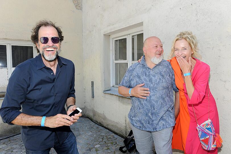 Helmfried von Lüttichau (l.), Rainer Kaufmann und Franziska Schlattner.