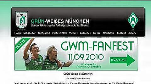 So präsentiert sich der Münchner Werder-Fanklub auf seiner Internetseite.
