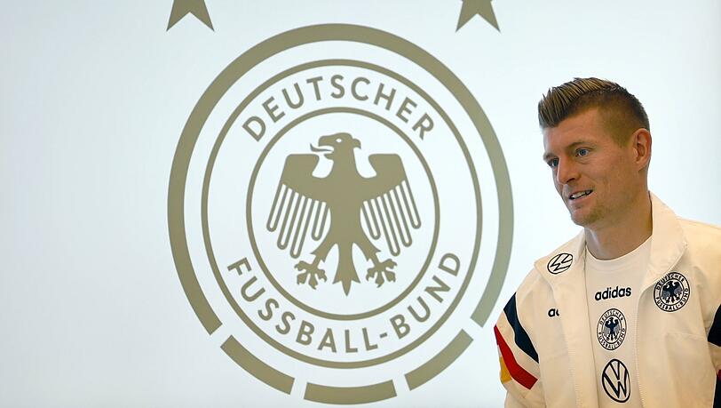 Optimistisch: Toni Kroos auf der Pressekonferenz am Mittwoch. Optimistisch: Toni Kroos auf der Pressekonferenz am Mittwoch.