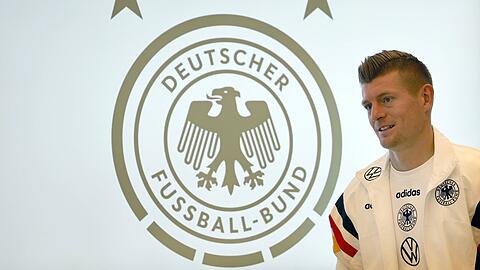 Optimistisch: Toni Kroos auf der Pressekonferenz am Mittwoch.