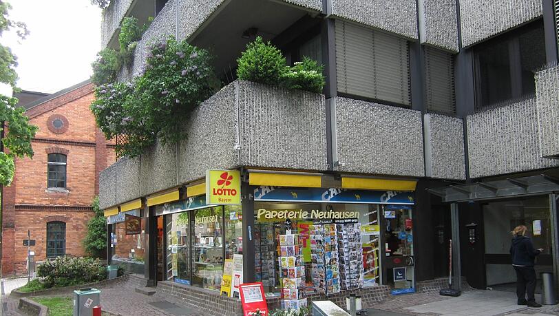 Das Geschäft in der Lazarettstraße 2. Das Geschäft in der Lazarettstraße 2.