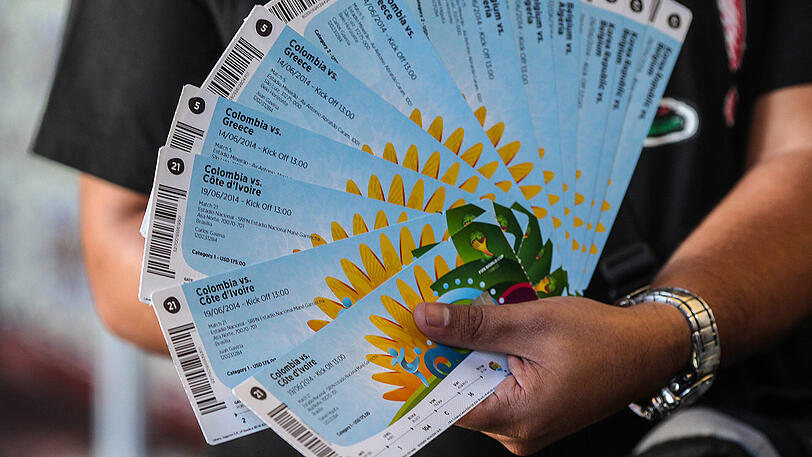 Heiß begehrt: Tickets für die Weltmeisterschaft.