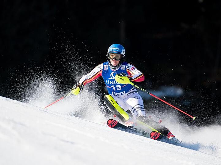 Christina Ackermann fuhr beim Slalom in Lienz auf den fünften Platz.
